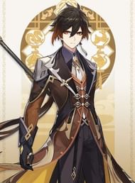 Zhongli in Genshin Impact (Image via miHoYo)